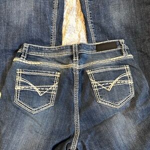 Rock & Roll Cowgirl Women's Boot Cut Jeans - Dark Blue